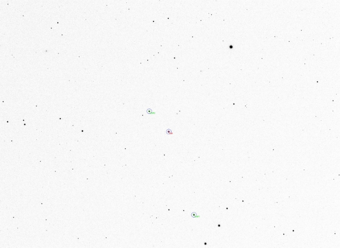 チャート - V0395 UMa, JD 2460728.34001