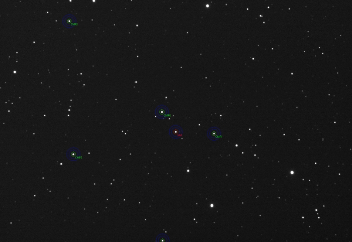 チャート - TOI-4145 A, JD 2460727.24359