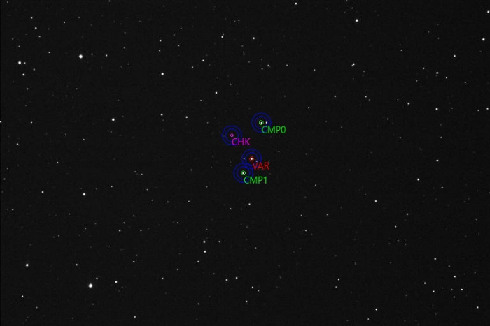 チャート - V0489 Cam, JD 2460756.38381