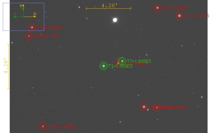 チャート - TOI-3807, JD 2460731.33425