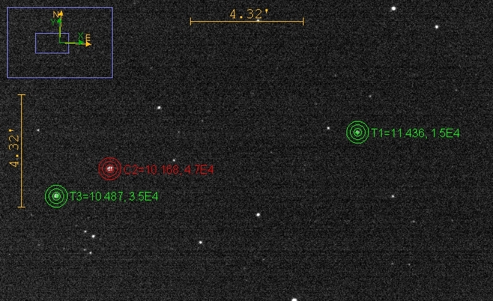 チャート - V0753 Cyg, JD 2460781.48180