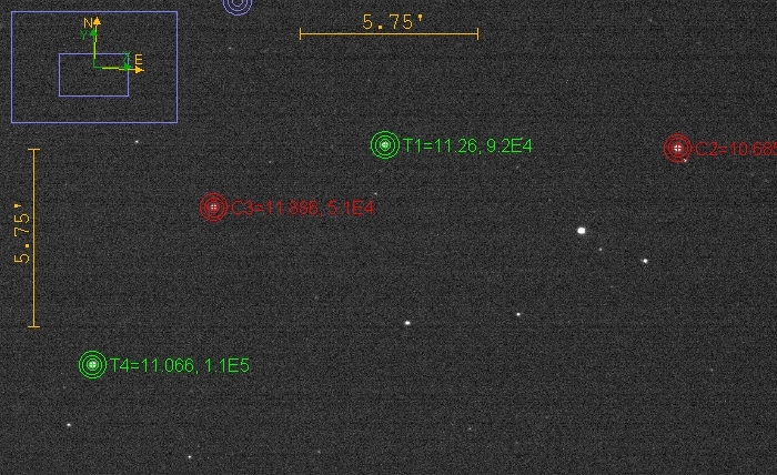 チャート - CV Boo, JD 2460782.43675