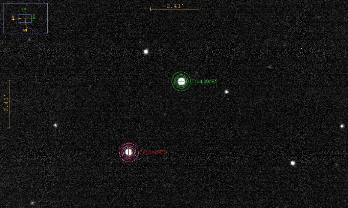 チャート - BH Vir, JD 2460794.52702