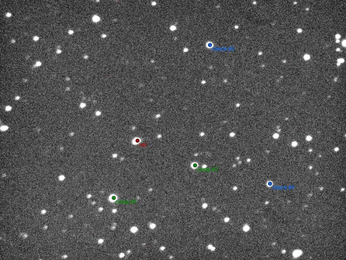 チャート - CzeV231, JD 2460769.31177