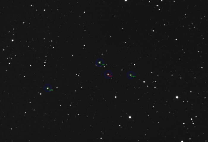 チャート - TOI-4145 A, JD 2460796.37834