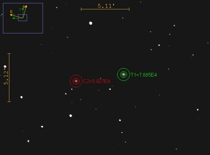 チャート - V2477 Cyg, JD 2460834.31998