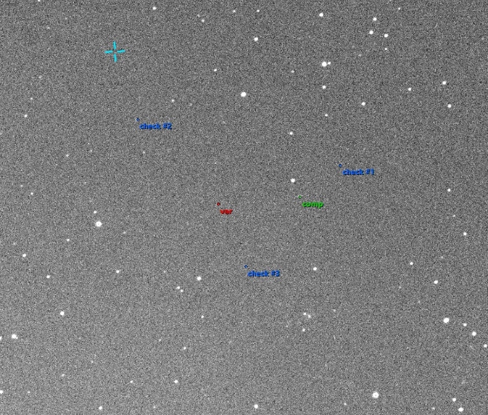 チャート - DW UMa, JD 2460839.35069