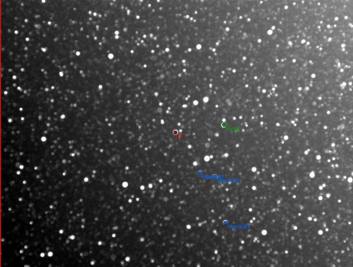 チャート - V2388 Oph, JD 2460841.38521