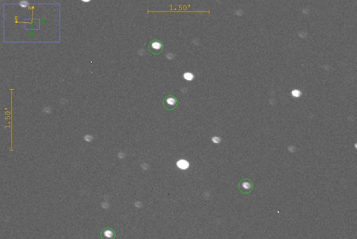 チャート - WASP-135, JD 2460871.46249