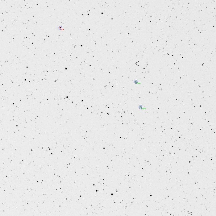 チャート - UCAC4 694-121719, JD 2460899.33993