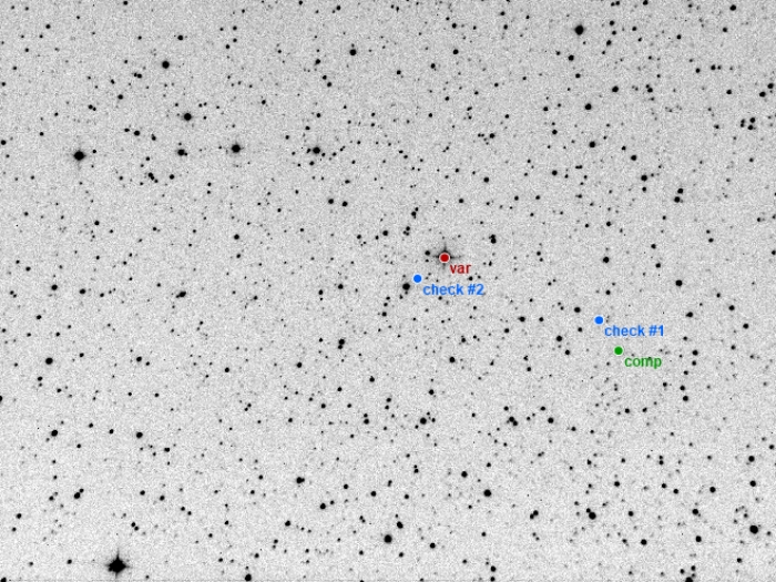 チャート - GO Cyg, JD 2460895.35447
