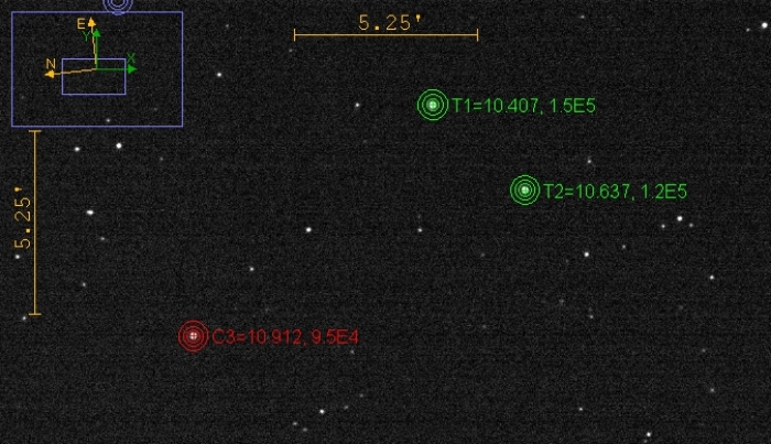 チャート - EF Dra, JD 2460942.46131