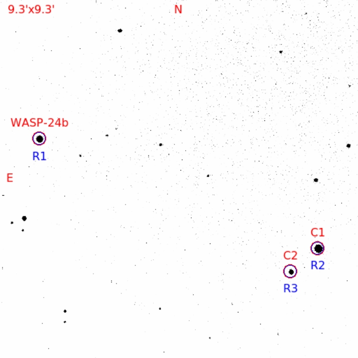 チャート - WASP-24, JD 2459405.54148