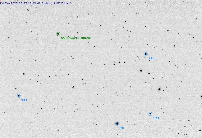 チャート - GSC 04431-00698, JD 2460944.29563