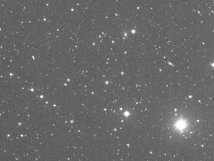 チャート - WASP-70A, JD 2460934.61181