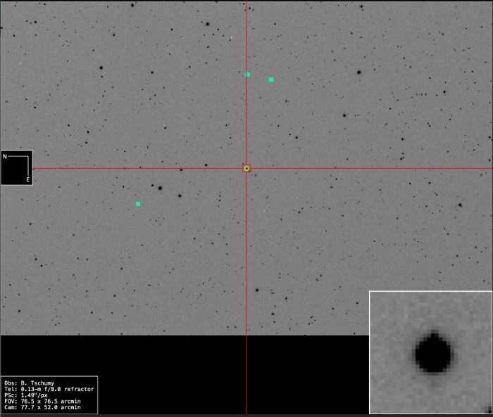 チャート - V0675 Peg, JD 2460970.58103