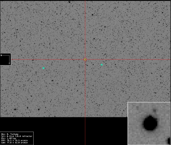 チャート - IR Cas, JD 2460971.61025