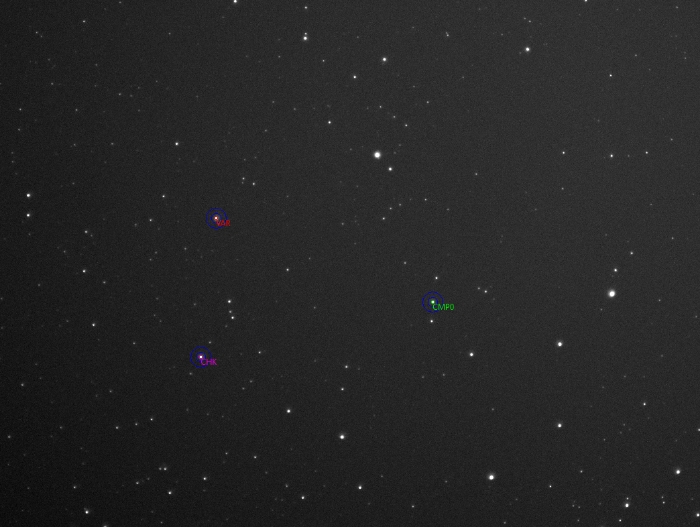 チャート - RZ Cas, JD 2460573.27117