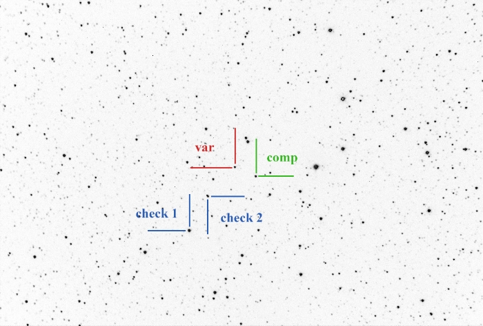 チャート - V1320 Cas, JD 2460922.30877
