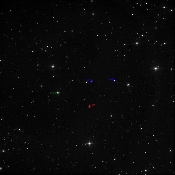 チャート - DW UMa, JD 2461002.50303