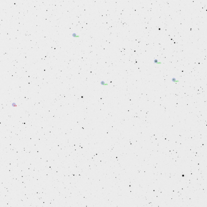 チャート - ZTF J065126.77+300739.2, JD 2461007.38796