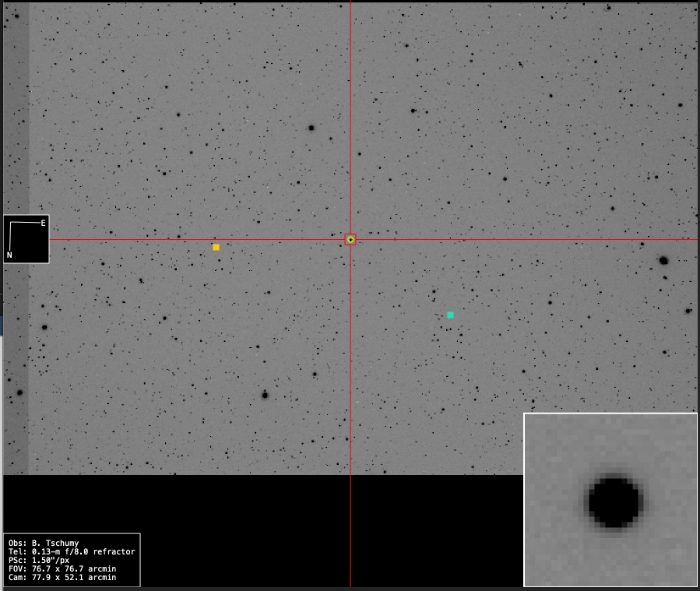 チャート - V0389 Cas, JD 2461009.52333