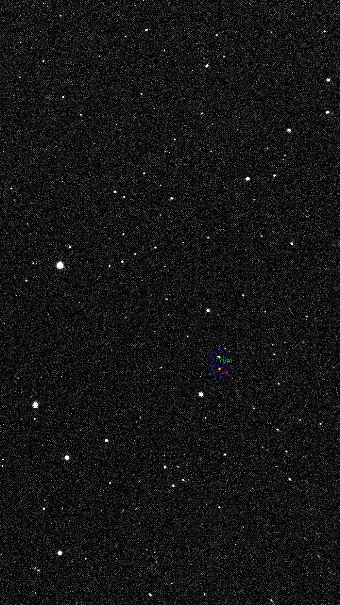 チャート - EQ Tau, JD 2461009.34620