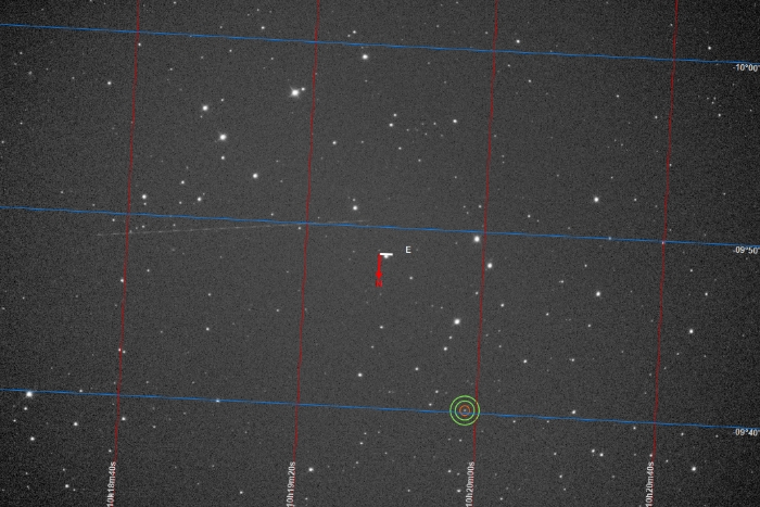 チャート - 2MASS J10195738-0940080, JD 2460757.00054