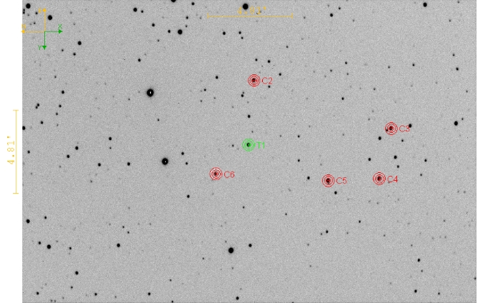 チャート - TOI-4118, JD 2459741.37460