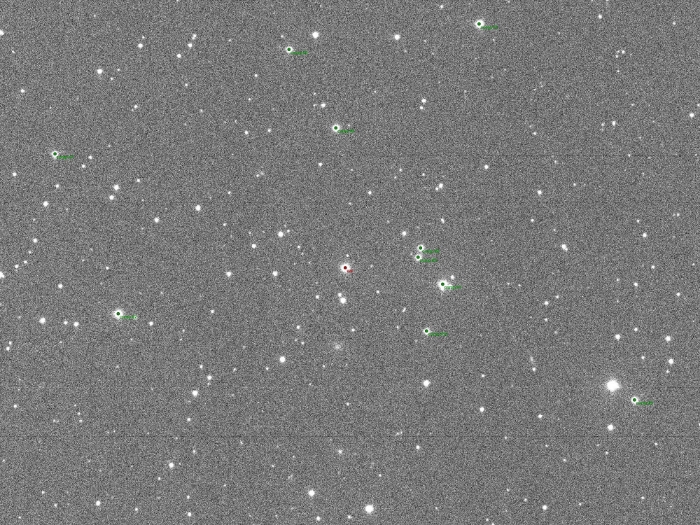 チャート - TOI-640, JD 2461021.52814