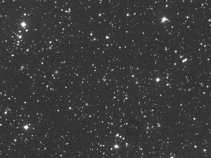 チャート - HATS-40, JD 2461026.54966