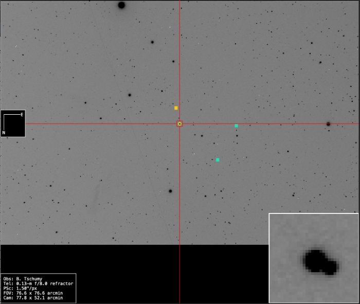 チャート - TY Tau, JD 2461051.53193