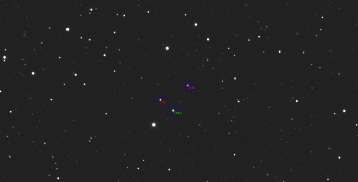 チャート - CCS J051526.7+155735, JD 2461023.05476