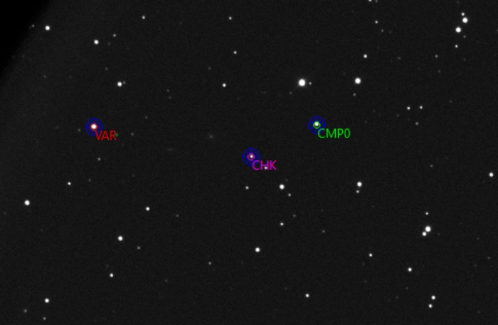 チャート - ASAS J053817-2731.2, JD 2461044.14625