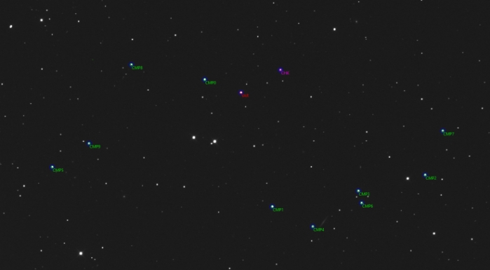 チャート - TOI-1775, JD 2461038.20222