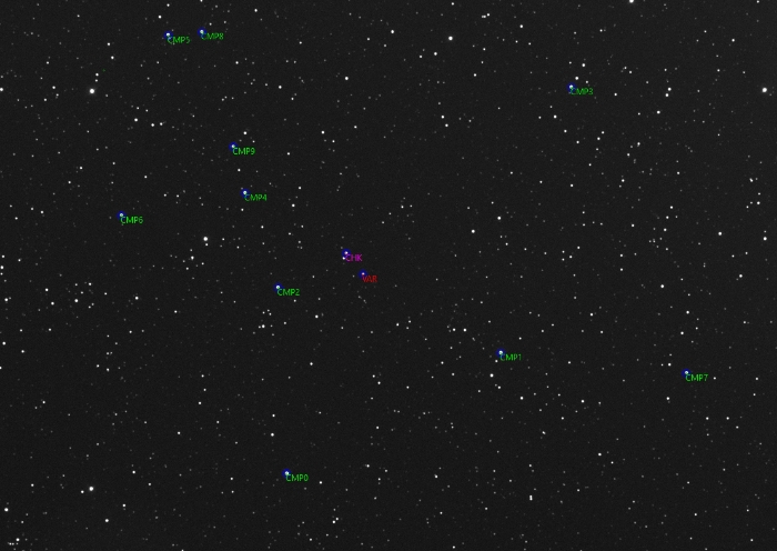 チャート - TOI 2783.01, JD 2461073.10574