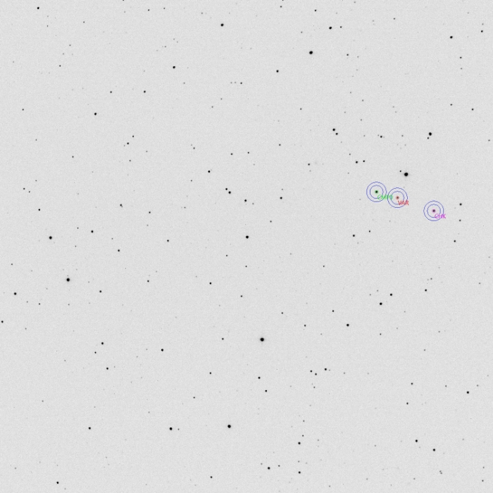 チャート - UCAC4 511-050614, JD 2461097.31758