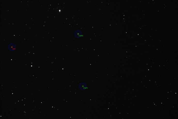 チャート - Gaia DR2 481337225380977280, JD 2461107.30154