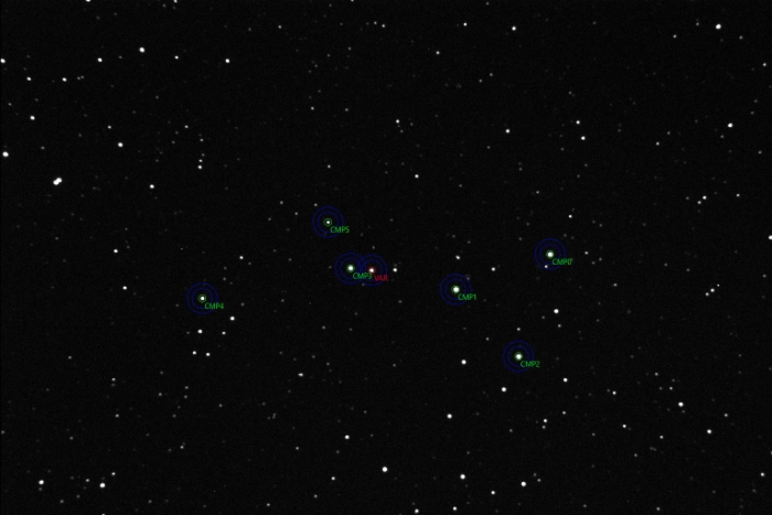 チャート - CT Her, JD 2460848.39924