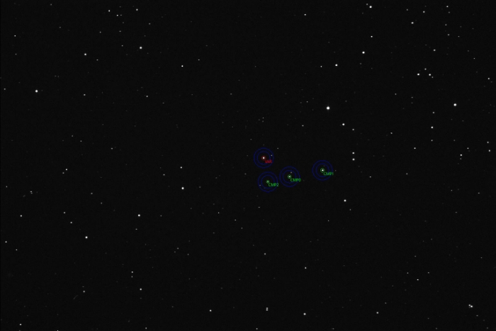 チャート - NR Cam, JD 2460725.38391