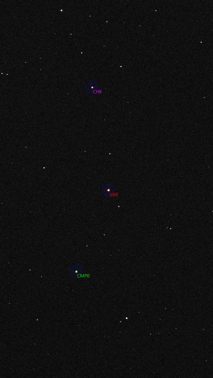 チャート - VW Cep, JD 2461072.40722