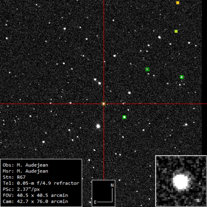 チャート - XZ Cnc, JD 2461117.32770