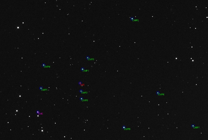 チャート - TOI-7464, JD 2461104.12097