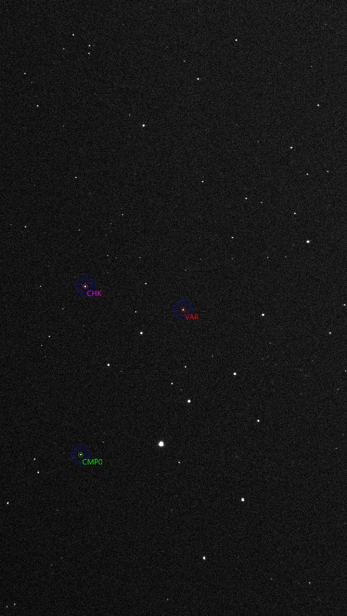 チャート - XZ UMa, JD 2461129.39893