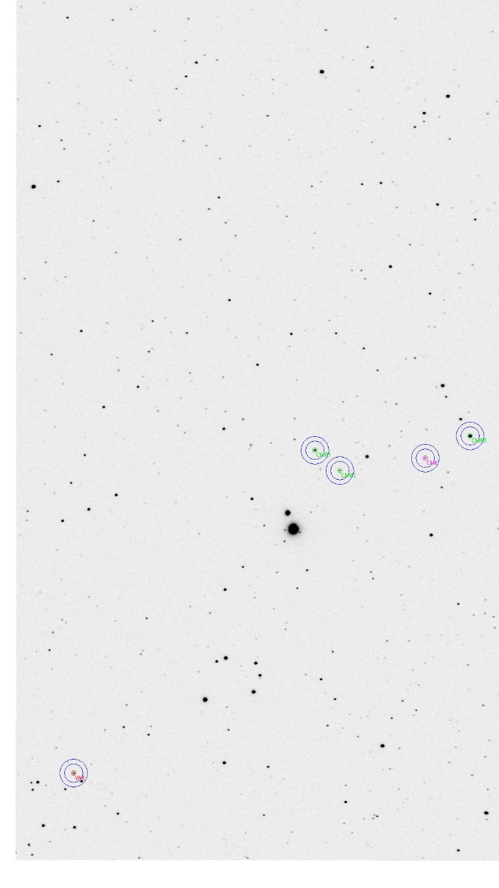 チャート - ASASSN-V J182620.45+582716.3, JD 2461107.54321