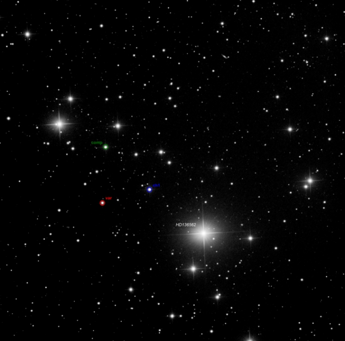 チャート - CzeV2569, JD 2461138.30603