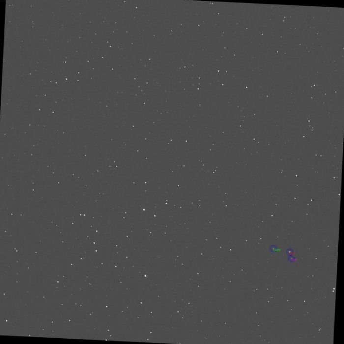 チャート - V0450 Dra, JD 2461138.29473