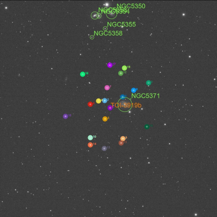 チャート - TOI-3919, JD 2461139.61119