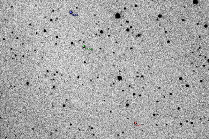 チャート - CzeV231, JD 2455619.25354