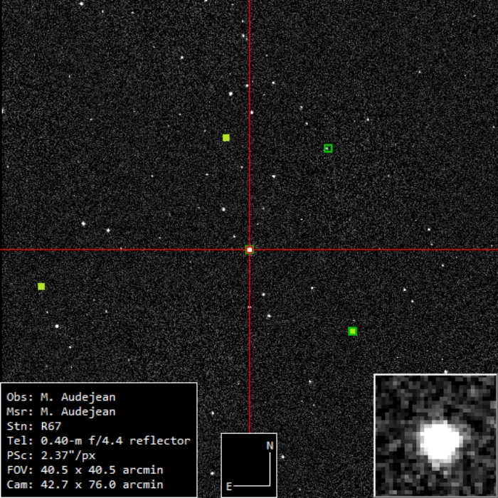 チャート - UZ Leo, JD 2461150.33849
